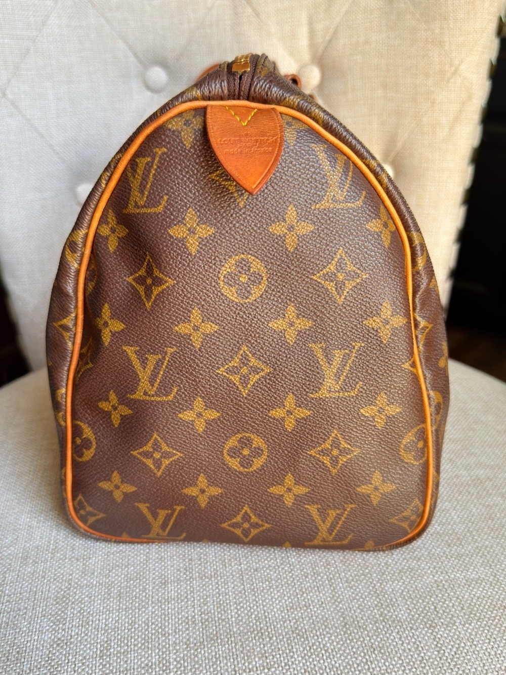 Louis Vuitton Speedy 30 Monogram Canvas Satchel Bag Vintage VI0920 France - Picture 3 of 11